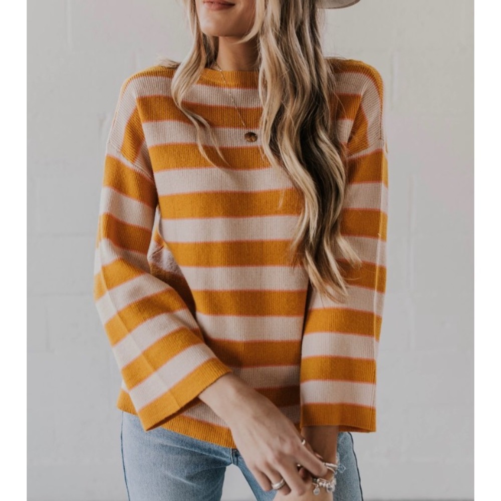 NWT Roolee striped sweater